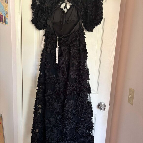 For Love & Lemons Astrid Maxi Dress (Black) - Picture 3 of 6